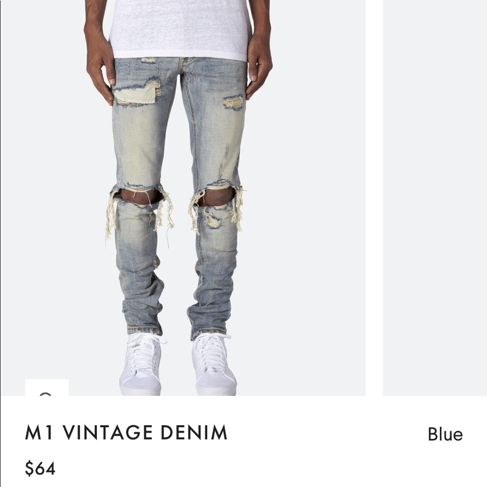 MNML Denim Distressed Jeans RN139488
